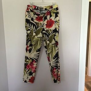 Tommy Bahama black jungle print pant